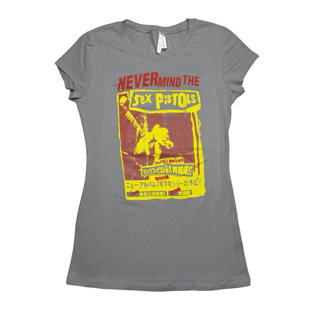 Women's Nevermind the Sex Pistols punk music band retro shirt XL